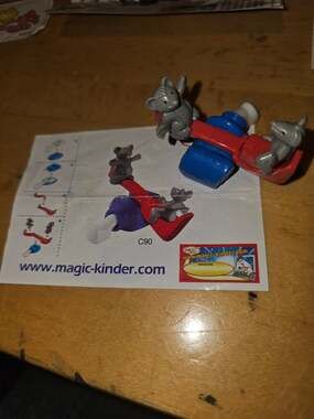 Kinder Surprise Toy Magic Kinder C90 Seesaw Mice